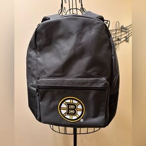 NWOT Black Boston Bruins Backpack by Port Authority